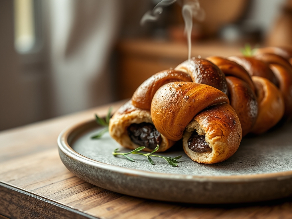 Braided Nutella Bread