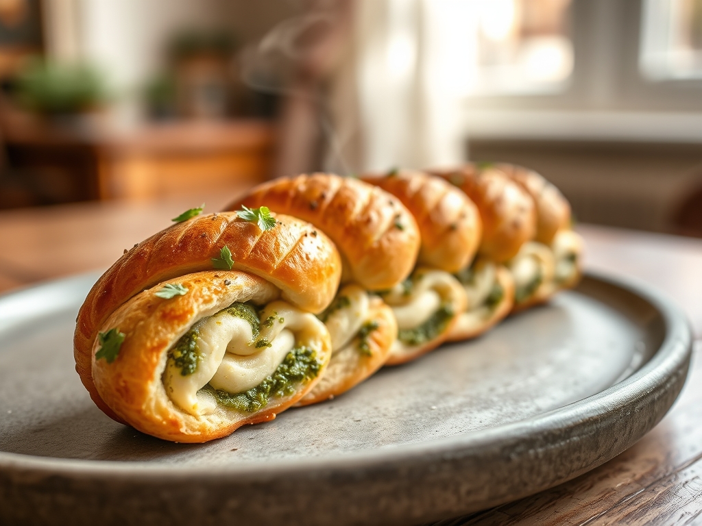 Braided Pesto Bread