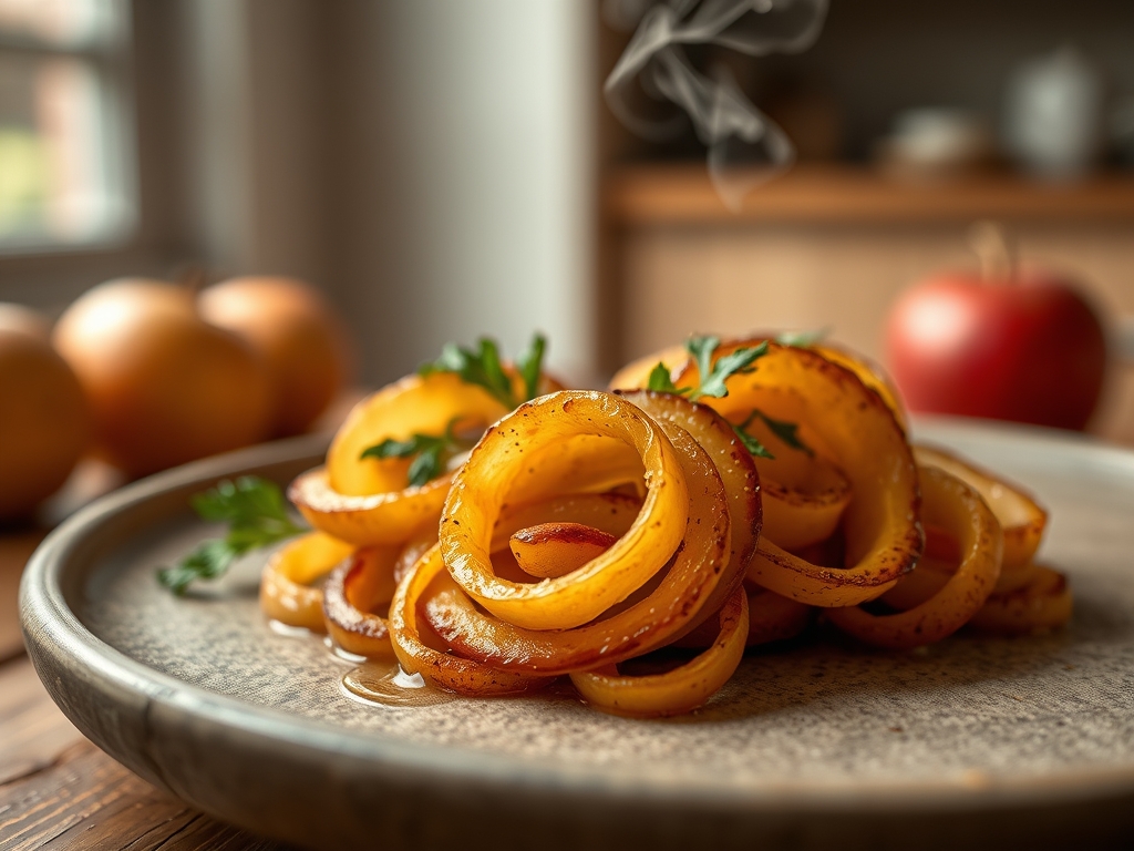 Curly Apple Spirals