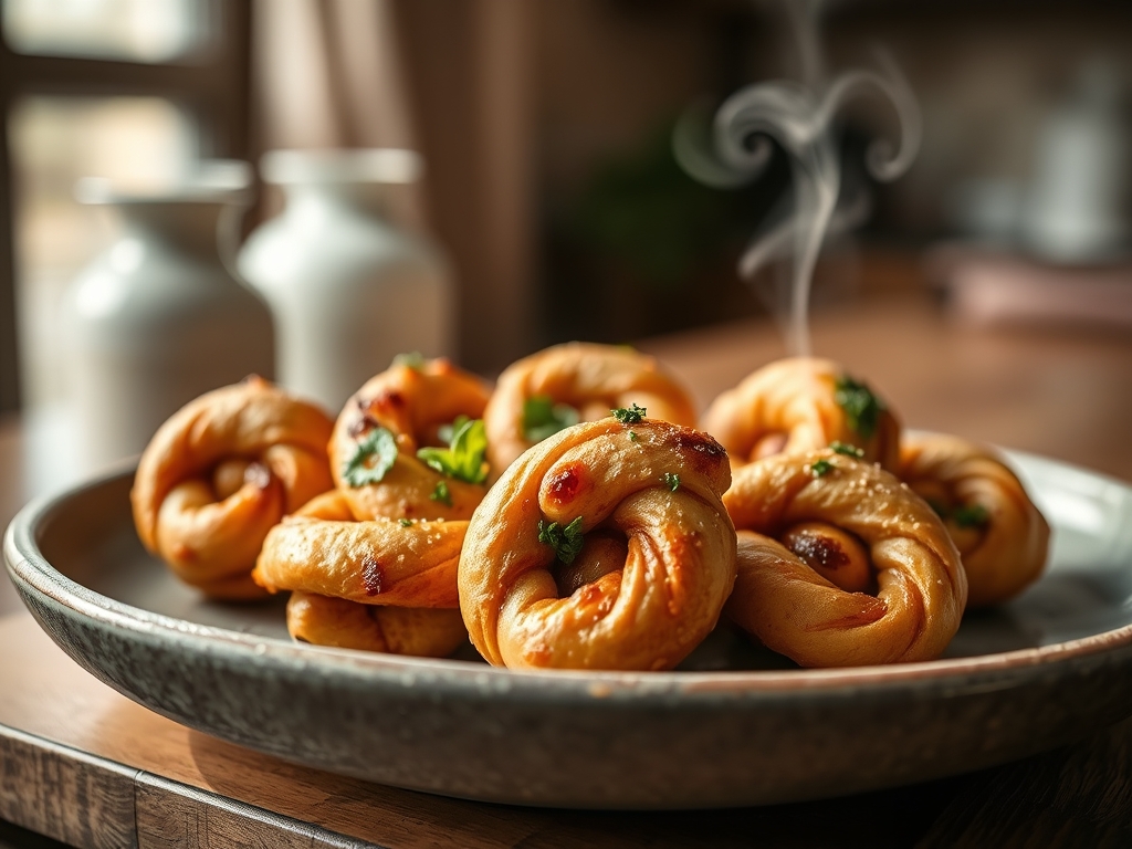 Twisted Garlic Knots