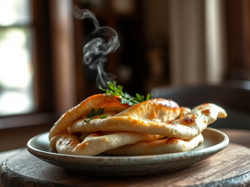Twisted Naan Bread