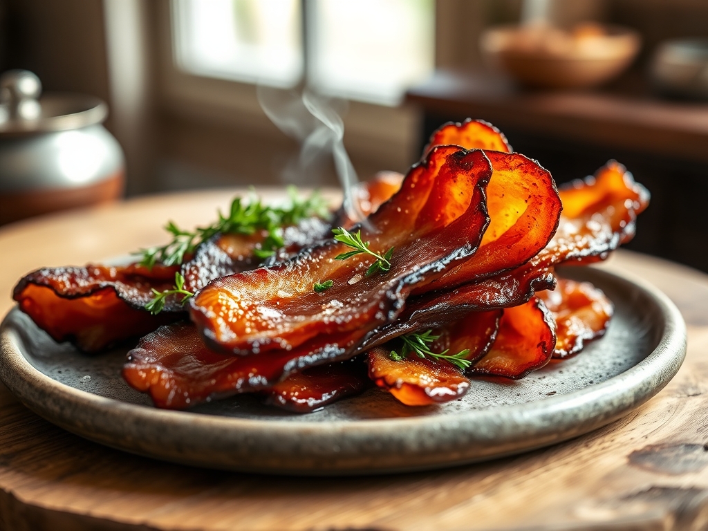 Curly Bacon Strips