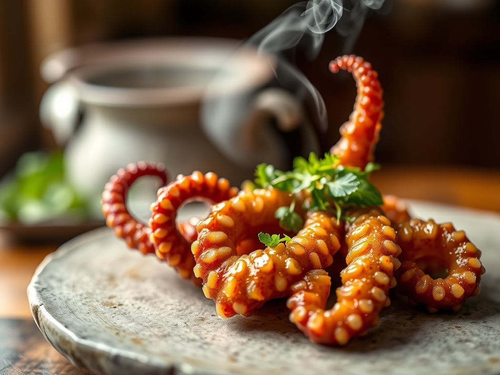 Curly Octopus Tentacles